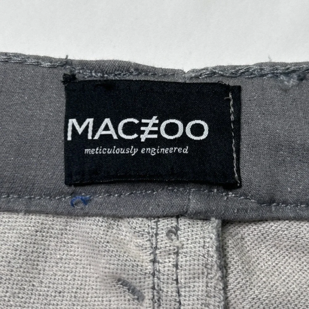 Maceoo Mens Jeans Leader Grey Slim Straight 5-Pocket Pants Size 31x30 Casual